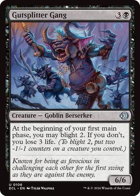 Gutsplitter Gang card from Lorwyn Eclipsed