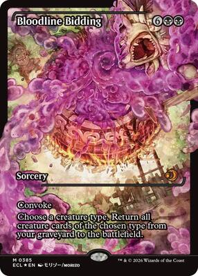 Bloodline Bidding (Showcase) card from Lorwyn Eclipsed