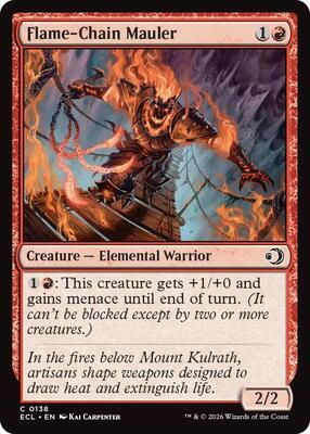 Flame-Chain Mauler card from Lorwyn Eclipsed