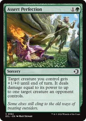 Assert Perfection card from Lorwyn Eclipsed