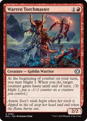 Warren Torchmaster card from Lorwyn Eclipsed