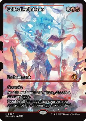 Collective Inferno (Showcase) card from Lorwyn Eclipsed