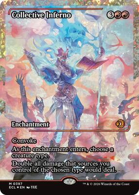 Collective Inferno (Showcase) (Fracture Foil) card from Lorwyn Eclipsed