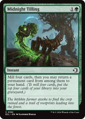 Midnight Tilling card from Lorwyn Eclipsed