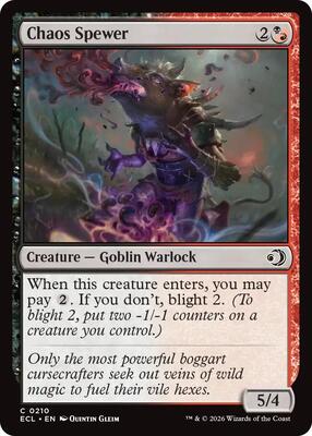 Chaos Spewer card from Lorwyn Eclipsed