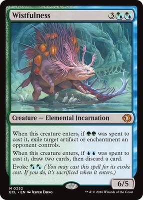 Wistfulness card from Lorwyn Eclipsed