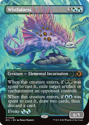 Wistfulness (Borderless) card from Lorwyn Eclipsed