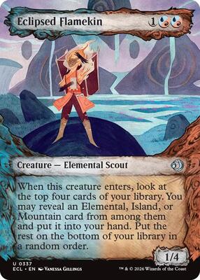 Eclipsed Flamekin (Showcase) card from Lorwyn Eclipsed