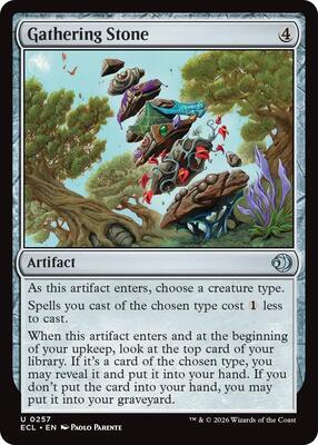 Gathering Stone card from Lorwyn Eclipsed