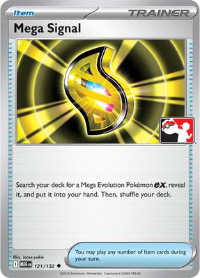 Mega Signal - 121/132 card from Prize Pack Series Cards
