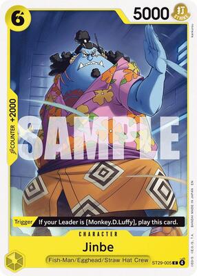 Jinbe card from Starter Deck 29: Egghead
