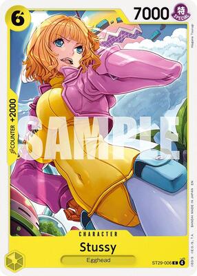 Stussy card from Starter Deck 29: Egghead