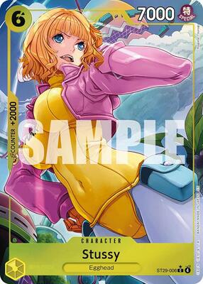 Stussy (Full Art) card from Starter Deck 29: Egghead