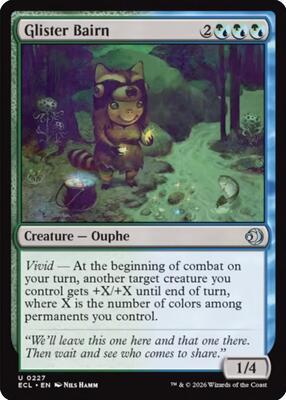 Glister Bairn card from Lorwyn Eclipsed