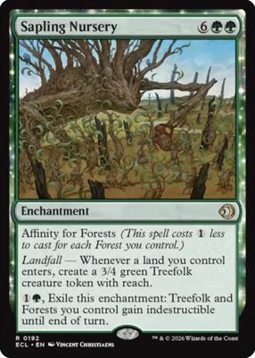 Sapling Nursery card from Lorwyn Eclipsed