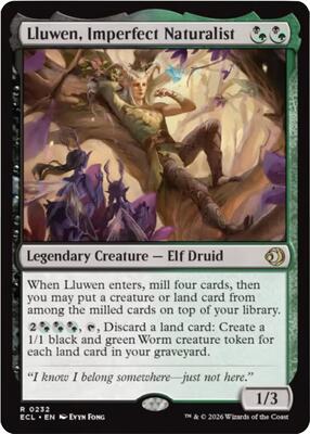 Lluwen, Imperfect Naturalist card from Lorwyn Eclipsed
