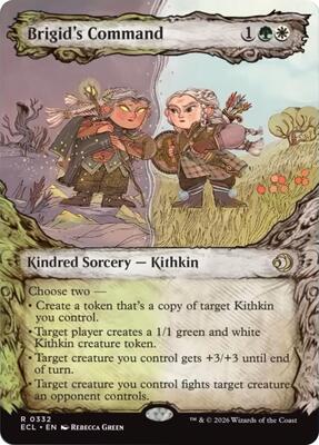 Brigid's Command (Showcase) card from Lorwyn Eclipsed