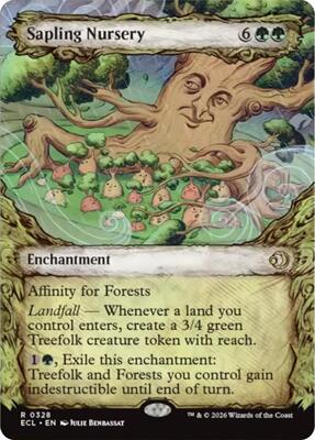 Sapling Nursery (Showcase) card from Lorwyn Eclipsed
