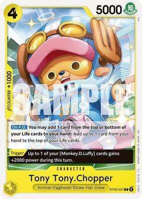 Tony Tony.Chopper card from Starter Deck 29: Egghead