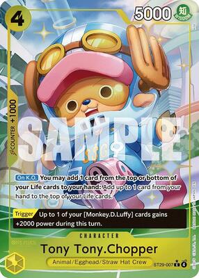 Tony Tony.Chopper (Full Art) card from Starter Deck 29: Egghead