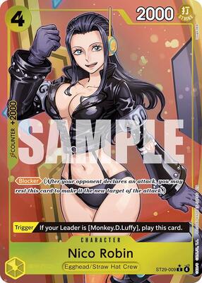 Nico Robin (Full Art) card from Starter Deck 29: Egghead