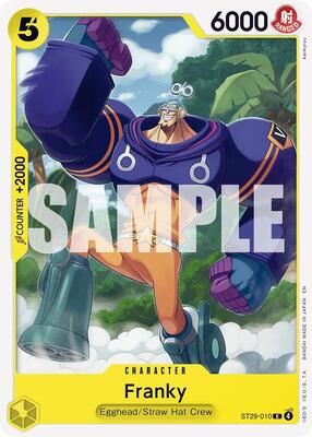 Franky card from Starter Deck 29: Egghead
