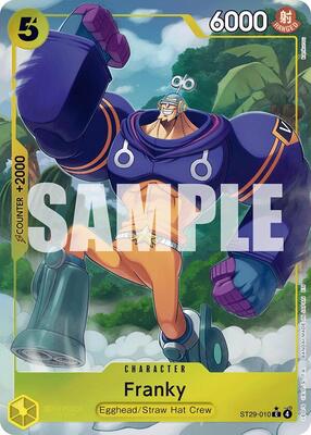 Franky (Full Art) card from Starter Deck 29: Egghead