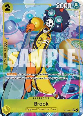 Brook (Full Art) card from Starter Deck 29: Egghead