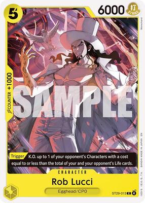 Rob Lucci card from Starter Deck 29: Egghead