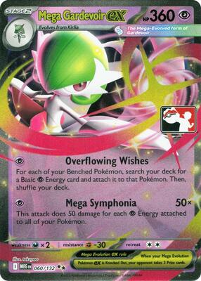 Mega Gardevoir ex - 060/132 card from Prize Pack Series Cards