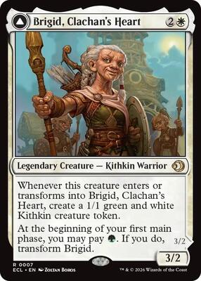 Brigid, Clachan's Heart card from Lorwyn Eclipsed