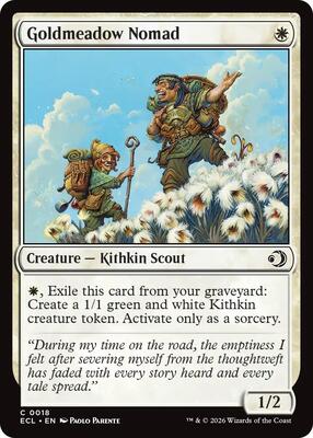 Goldmeadow Nomad card from Lorwyn Eclipsed