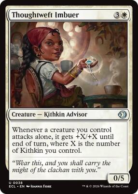 Thoughtweft Imbuer card from Lorwyn Eclipsed