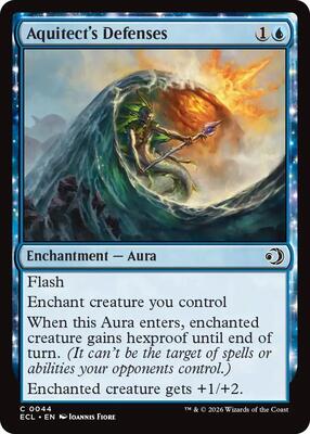 Aquitect's Defenses card from Lorwyn Eclipsed