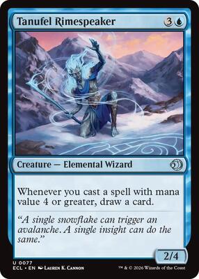 Tanufel Rimespeaker card from Lorwyn Eclipsed