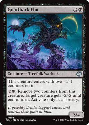 Gnarlbark Elm card from Lorwyn Eclipsed