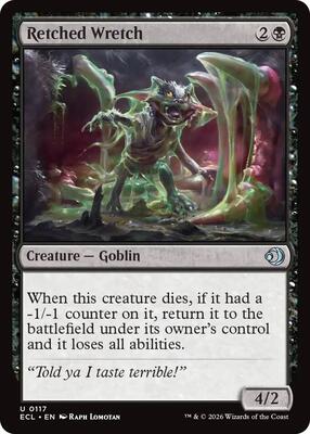 Retched Wretch card from Lorwyn Eclipsed