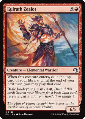 Kulrath Zealot card from Lorwyn Eclipsed