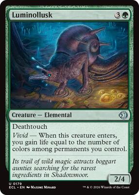 Luminollusk card from Lorwyn Eclipsed