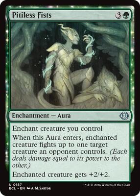 Pitiless Fists card from Lorwyn Eclipsed