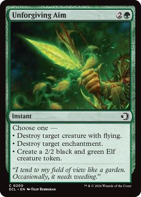 Unforgiving Aim card from Lorwyn Eclipsed