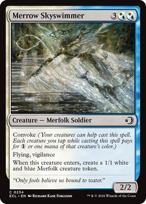 Merrow Skyswimmer card from Lorwyn Eclipsed