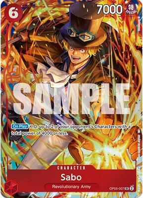 Sabo (Illustration Box Vol.5) card from One Piece Promotion Cards
