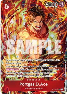 Portgas.D.Ace (Illustration Box Vol.5) card from One Piece Promotion Cards