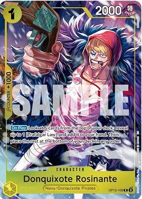 Donquixote Rosinante (Illustration Box Vol.6) card from One Piece Promotion Cards