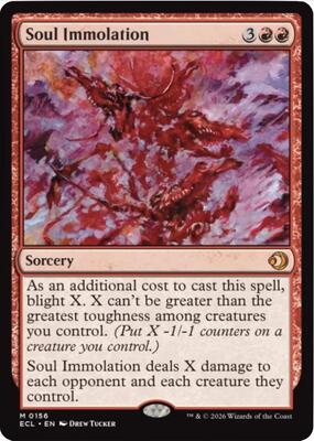 Soul Immolation card from Lorwyn Eclipsed