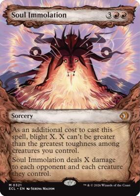 Soul Immolation (Showcase) card from Lorwyn Eclipsed