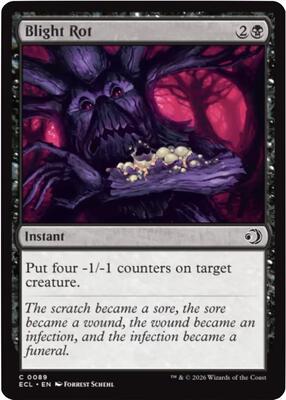 Blight Rot card from Lorwyn Eclipsed