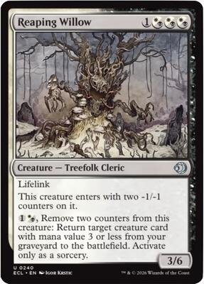 Reaping Willow card from Lorwyn Eclipsed