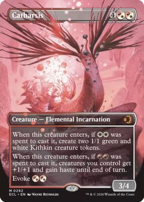 Catharsis (Borderless) card from Lorwyn Eclipsed